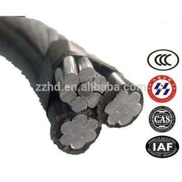 URD 4/0 2/0 Wire Direct Burial Triplex Aluminio oveahead Cable